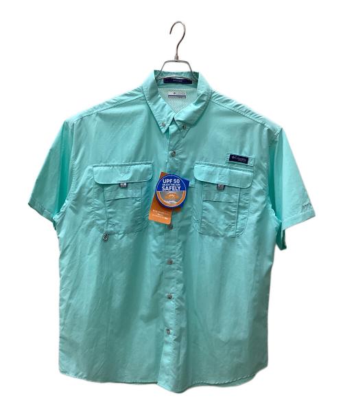 Columbia（コロンビア）Columbia (コロンビア) Columbia BAHAMA 半袖シャツ スカイブルー サイズ:L 未使用品の古着・服飾アイテム