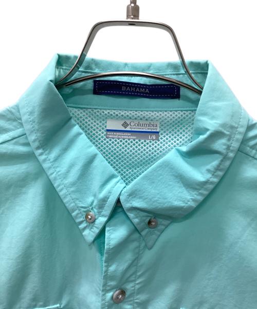 Columbia（コロンビア）Columbia (コロンビア) Columbia BAHAMA 半袖シャツ スカイブルー サイズ:L 未使用品の古着・服飾アイテム