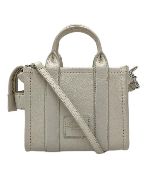 MARC JACOBS（マークジェイコブズ）MARC JACOBS (マークジェイコブズ) THE LEATHER TOTE ホワイトの古着・服飾アイテム