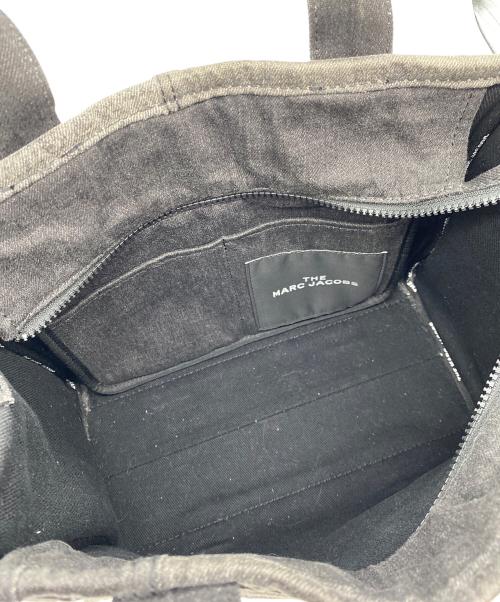 MARC JACOBS（マークジェイコブズ）MARC JACOBS (マークジェイコブズ) THE DENIM MEDIUM TOTE BAG ブラックの古着・服飾アイテム
