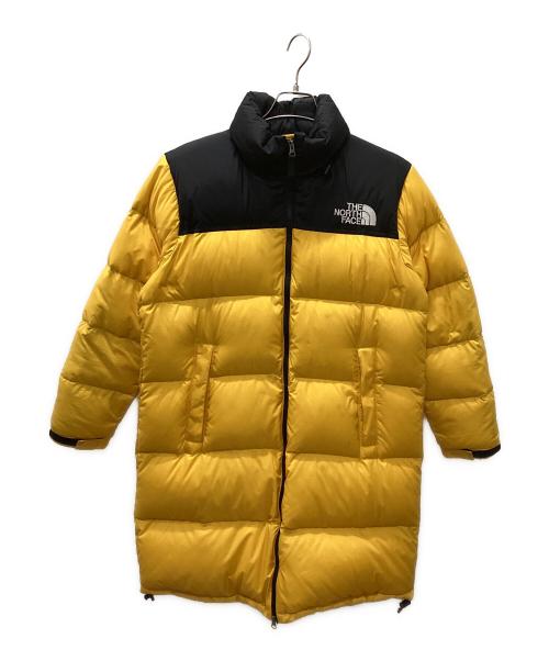 THE NORTH FACE（ザ ノース フェイス）THE NORTH FACE (ザ ノース フェイス) LONG NUPTSE COAT イエロー サイズ:Lの古着・服飾アイテム