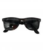 RAY-BANレイバン）の古着「サングラス」｜ストライプドグレーハバナ/ダークグレー