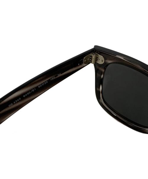 RAY-BAN（レイバン）RAY-BAN (レイバン) サングラス ストライプドグレーハバナ/ダークグレー サイズ:50□22の古着・服飾アイテム