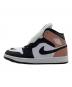 NIKE (ナイキ) AIR JORDAN 1 MID WHITE/BLACK/PINK サイズ:27.5cm：14000円