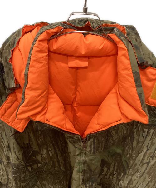 Cabela's（カベラス）Cabela's (カベラス) 90-00sリバーシブルダウンジャケット オリーブ×オレンジ サイズ:4XLの古着・服飾アイテム