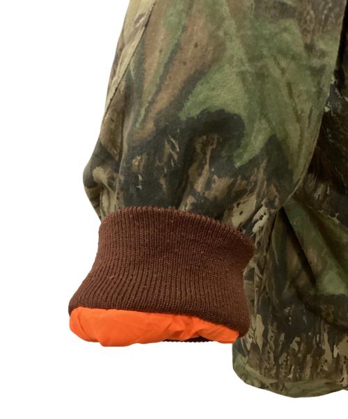 Cabela's（カベラス）Cabela's (カベラス) 90-00sリバーシブルダウンジャケット オリーブ×オレンジ サイズ:4XLの古着・服飾アイテム