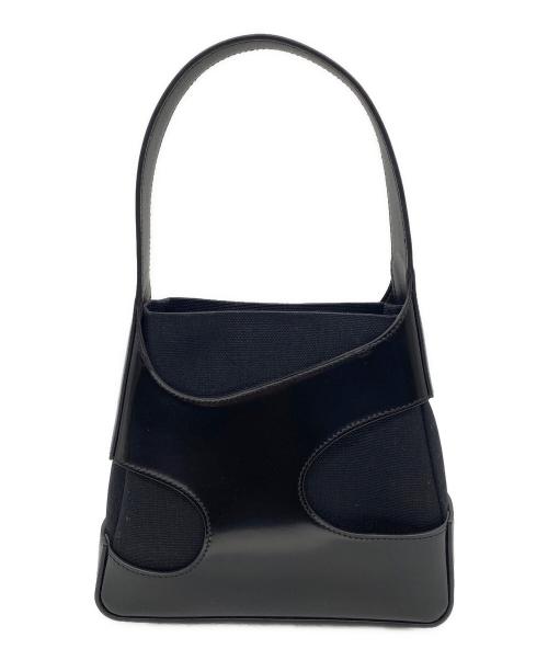 Ferragamo（フェラガモ）Ferragamo (フェラガモ) カットアウトディテール ハンドバッグ ブラックの古着・服飾アイテム