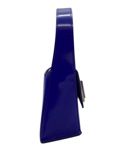 Ferragamo（フェラガモ）Ferragamo (フェラガモ) Geometric ショルダーバッグ ブルーの古着・服飾アイテム