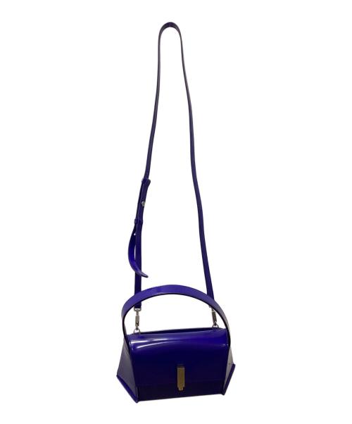 Ferragamo（フェラガモ）Ferragamo (フェラガモ) Geometric ショルダーバッグ ブルーの古着・服飾アイテム