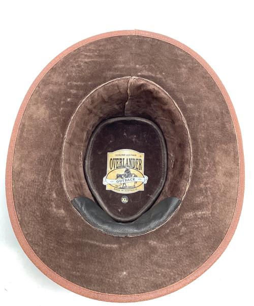Overland（オーバーランド）Overland (オーバーランド) クロコ型押しテンガロンハット ブラウン サイズ:XLの古着・服飾アイテム