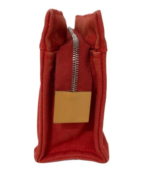 HERMES（エルメス）HERMES (エルメス) ポーチ レッドの古着・服飾アイテム