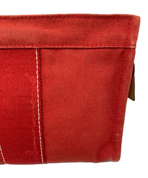 HERMES（エルメス）HERMES (エルメス) ポーチ レッドの古着・服飾アイテム