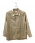 RYO TAKASHIMA（リョウタカシマ）の古着「Oversize standcollar slit shirt」｜ベージュ