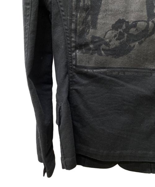 hysterics（ヒステリックス）hysterics (ヒステリックス) skull print jacket ブラック サイズ:Freeの古着・服飾アイテム