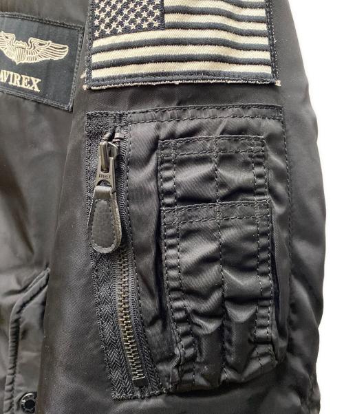 AVIREX（アヴィレックス）AVIREX (アヴィレックス) MA-1ジャケット ブラック サイズ:Lの古着・服飾アイテム