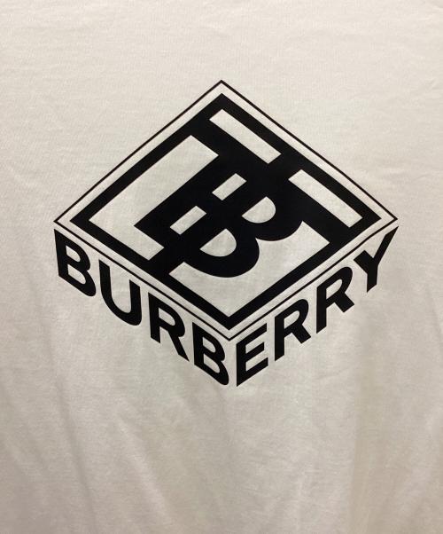 BURBERRY LONDON（バーバリーロンドン）BURBERRY LONDON (バーバリーロンドン) LOGO GRAPHIC COTTON T-SHIRT ホワイト サイズ:Mの古着・服飾アイテム