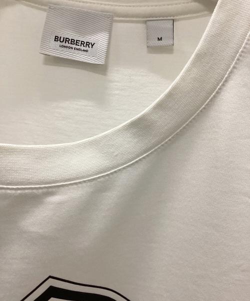 BURBERRY LONDON（バーバリーロンドン）BURBERRY LONDON (バーバリーロンドン) LOGO GRAPHIC COTTON T-SHIRT ホワイト サイズ:Mの古着・服飾アイテム