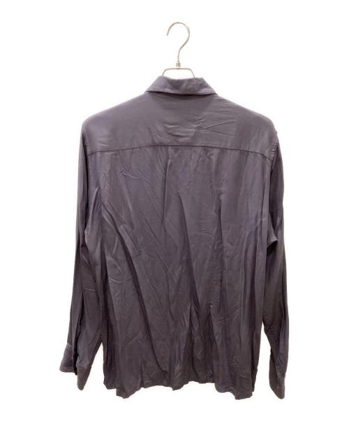 NOMA t.d.（ノーマティーディー）NOMA t.d. (ノーマティーディー) パームツリーエンブロイダリーシャツ ラベンダー サイズ:3の古着・服飾アイテム