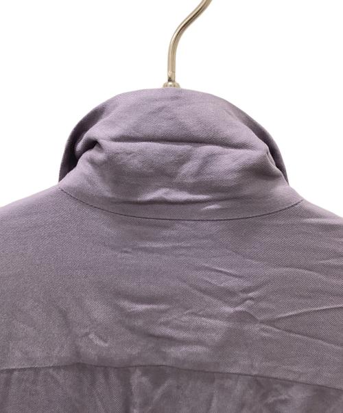 NOMA t.d.（ノーマティーディー）NOMA t.d. (ノーマティーディー) パームツリーエンブロイダリーシャツ ラベンダー サイズ:3の古着・服飾アイテム