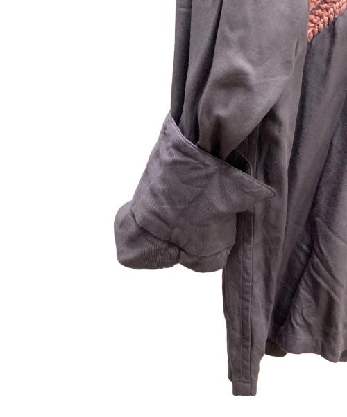 NOMA t.d.（ノーマティーディー）NOMA t.d. (ノーマティーディー) パームツリーエンブロイダリーシャツ ラベンダー サイズ:3の古着・服飾アイテム