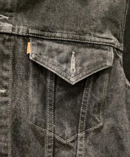 LEVI'S（リーバイス）LEVI'S (リーバイス) 90's 70606 3rd後染めデニムジャケット ブラック サイズ:Ｌの古着・服飾アイテム