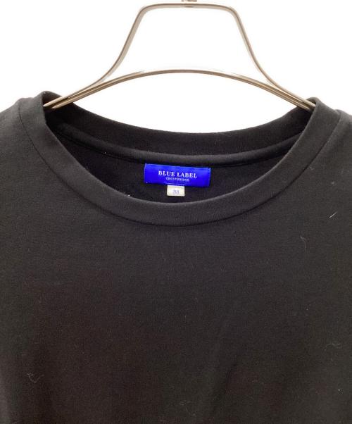 BLUE LABEL CRESTBRIDGE（ブルーレーベルクレストブリッジ）BLUE LABEL CRESTBRIDGE (ブルーレーベルクレストブリッジ) 長袖ワンピース ブラック サイズ:38の古着・服飾アイテム