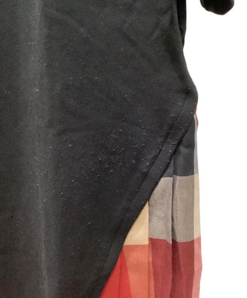 BLUE LABEL CRESTBRIDGE（ブルーレーベルクレストブリッジ）BLUE LABEL CRESTBRIDGE (ブルーレーベルクレストブリッジ) 長袖ワンピース ブラック サイズ:38の古着・服飾アイテム