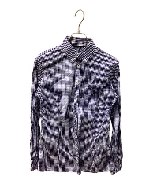 BURBERRY BLACK LABEL（バーバリーブラックレーベル）BURBERRY BLACK LABEL (バーバリーブラックレーベル) BDギンガムチェックシャツ ネイビー サイズ:9の古着・服飾アイテム