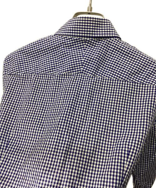 BURBERRY BLACK LABEL（バーバリーブラックレーベル）BURBERRY BLACK LABEL (バーバリーブラックレーベル) BDギンガムチェックシャツ ネイビー サイズ:9の古着・服飾アイテム