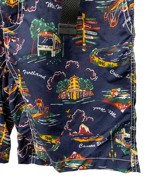 Columbia（コロンビア）Columbia (コロンビア) PATTERNED SHORT ネイビー サイズ:Mの古着・服飾アイテム