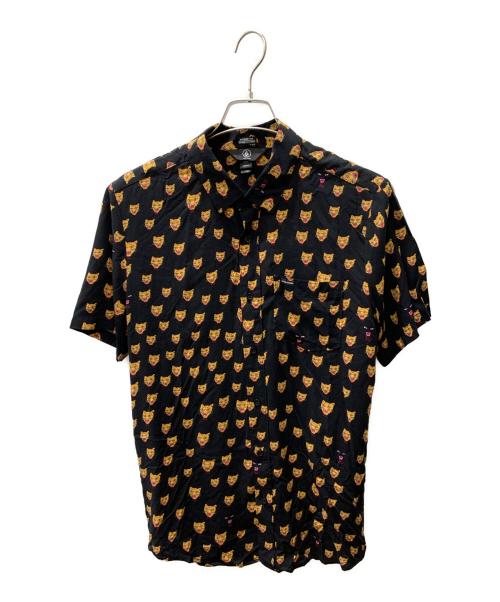 VOLCOM（ボルコム）VOLCOM (ボルコム) 半袖シャツ ブラック サイズ:Mの古着・服飾アイテム