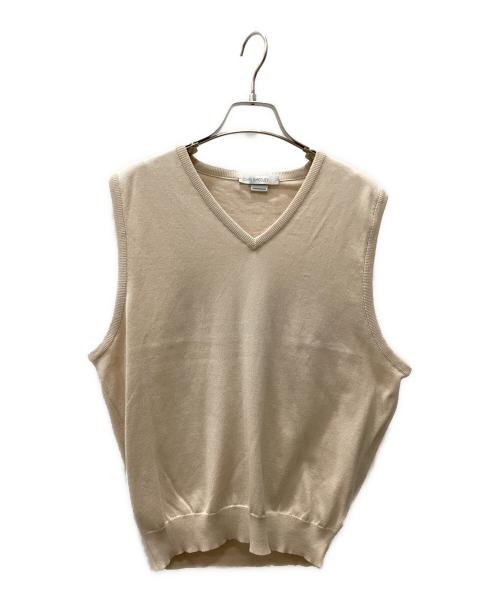 JOHN SMEDLEY（ジョンスメドレー）JOHN SMEDLEY (ジョンスメドレー) ニットベスト ベージュ サイズ:Mの古着・服飾アイテム