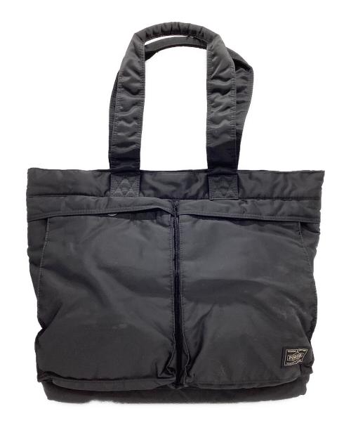 PORTER（ポーター）PORTER (ポーター) TANKER TOTE BAG ブラックの古着・服飾アイテム