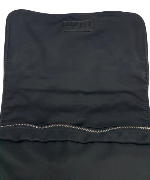 OY（オーワイ）OY (オーワイ) LAYERED CROSS BAG/レイヤードクロスバッグ ブラックの古着・服飾アイテム