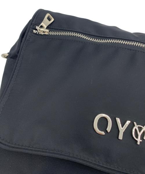 OY（オーワイ）OY (オーワイ) LAYERED CROSS BAG/レイヤードクロスバッグ ブラックの古着・服飾アイテム
