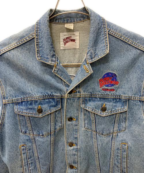 PLANET HOLLYWOOD（プラネットハリウッド）PLANET HOLLYWOOD (プラネットハリウッド) デニムジャケット インディゴ サイズ:Mの古着・服飾アイテム