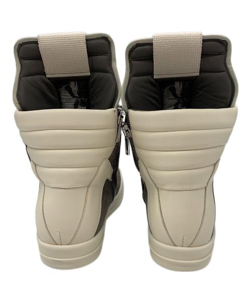 RICK OWENS（リックオウエンス）RICK OWENS (リックオウエンス) GEO BASKET グレー×アイボリー サイズ:SIZE 43の古着・服飾アイテム