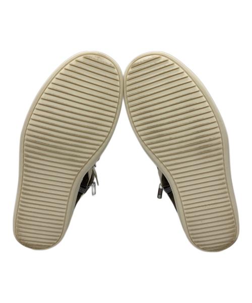 RICK OWENS（リックオウエンス）RICK OWENS (リックオウエンス) GEO BASKET グレー×アイボリー サイズ:SIZE 43の古着・服飾アイテム