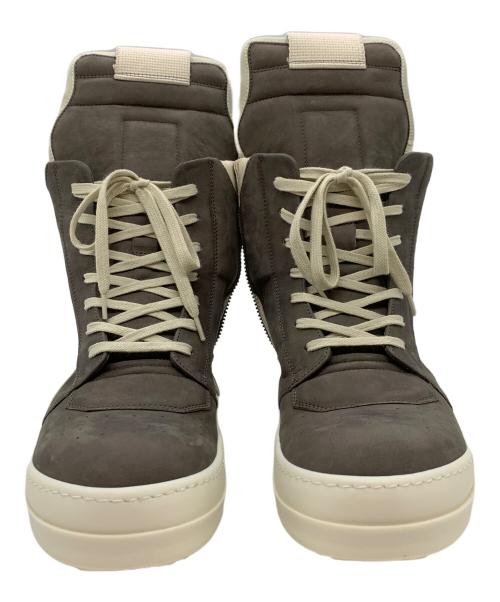 RICK OWENS（リックオウエンス）RICK OWENS (リックオウエンス) GEO BASKET グレー×アイボリー サイズ:SIZE 43の古着・服飾アイテム