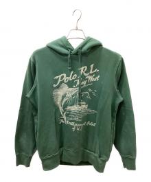POLO RALPH LAUREN（ポロ・ラルフローレン）の古着「プルオーバーパーカー」｜グリーン