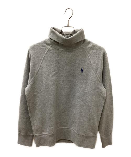 POLO RALPH LAUREN（ポロ・ラルフローレン）POLO RALPH LAUREN (ポロ・ラルフローレン) タートルネックスウェットシャツ グレー サイズ:Sの古着・服飾アイテム