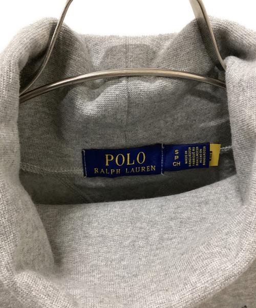 POLO RALPH LAUREN（ポロ・ラルフローレン）POLO RALPH LAUREN (ポロ・ラルフローレン) タートルネックスウェットシャツ グレー サイズ:Sの古着・服飾アイテム