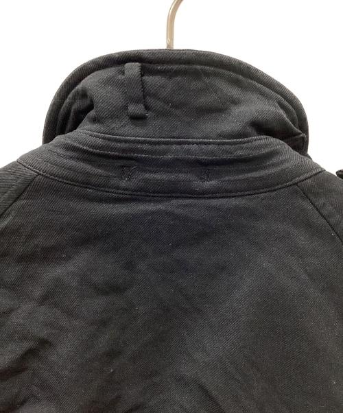 COMME des GARCONS HOMME PLUS（コムデギャルソンオムプリュス）COMME des GARCONS HOMME PLUS (コムデギャルソンオムプリュス) 11AW 縮絨ベルテッドダブルコート ブラック サイズ:Lの古着・服飾アイテム