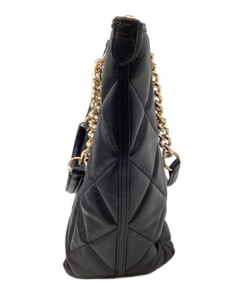 COACH（コーチ）COACH (コーチ) キルティングチェーントートバッグ ブラックの古着・服飾アイテム