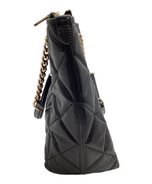 COACH（コーチ）COACH (コーチ) キルティングチェーントートバッグ ブラックの古着・服飾アイテム
