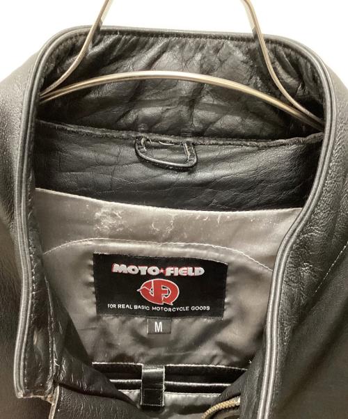 MOTO-FIELD（モト フィールド）MOTO-FIELD (モト フィールド) シングルライダースジャケット ブラック サイズ:Mの古着・服飾アイテム