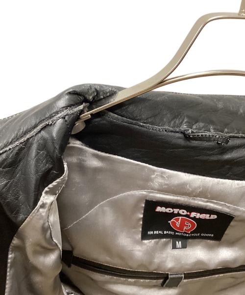 MOTO-FIELD（モト フィールド）MOTO-FIELD (モト フィールド) シングルライダースジャケット ブラック サイズ:Mの古着・服飾アイテム