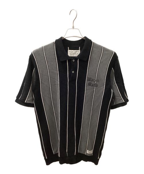 WACKO MARIA（ワコマリア）WACKO MARIA (ワコマリア) ニットポロ ブラック サイズ:Mの古着・服飾アイテム