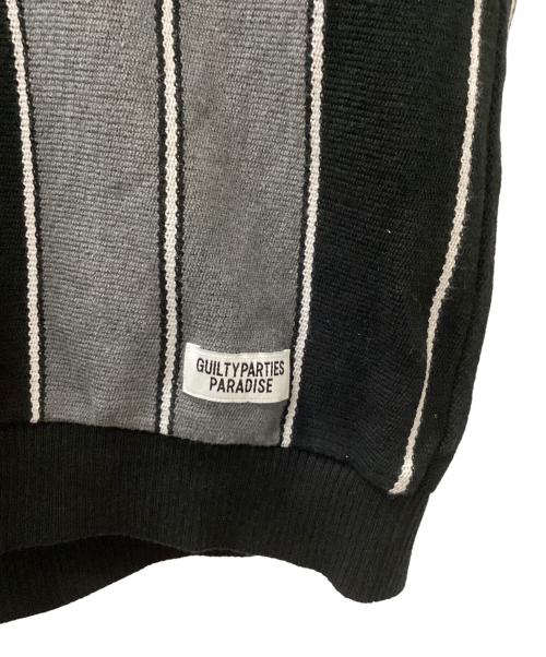 WACKO MARIA（ワコマリア）WACKO MARIA (ワコマリア) ニットポロ ブラック サイズ:Mの古着・服飾アイテム