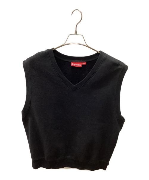 SUPREME（シュプリーム）SUPREME (シュプリーム) スウェットベスト ブラック サイズ:Ｍの古着・服飾アイテム